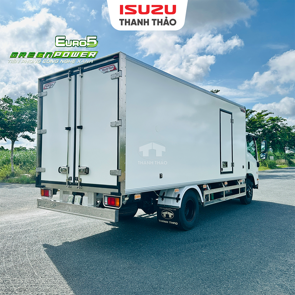 Xe tải Isuzu NPR400 Bảo Ôn Oxi- Tải 3.49 tấn - Thùng dài 5m1