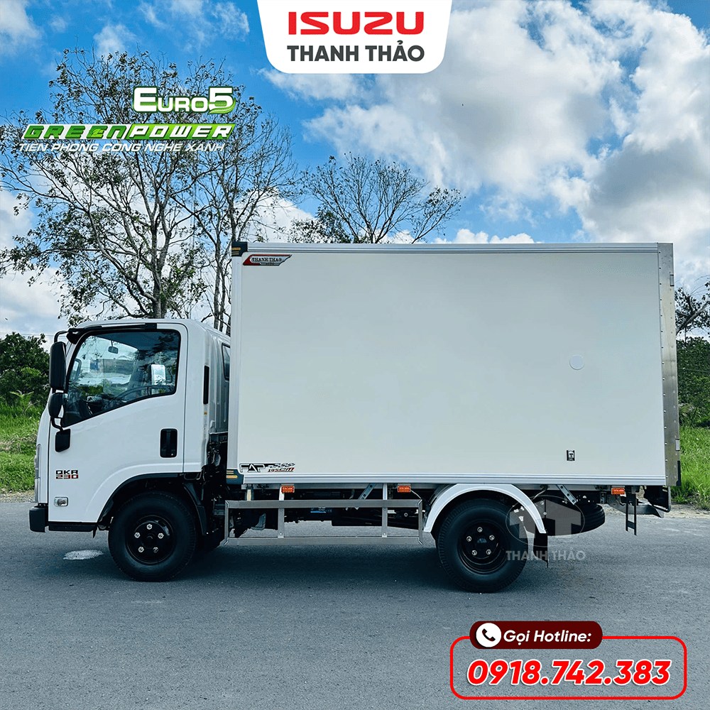 Xe tải Isuzu QKR230 Bảo Ôn - Tải 2.2 tấn - Thùng dài 3m5