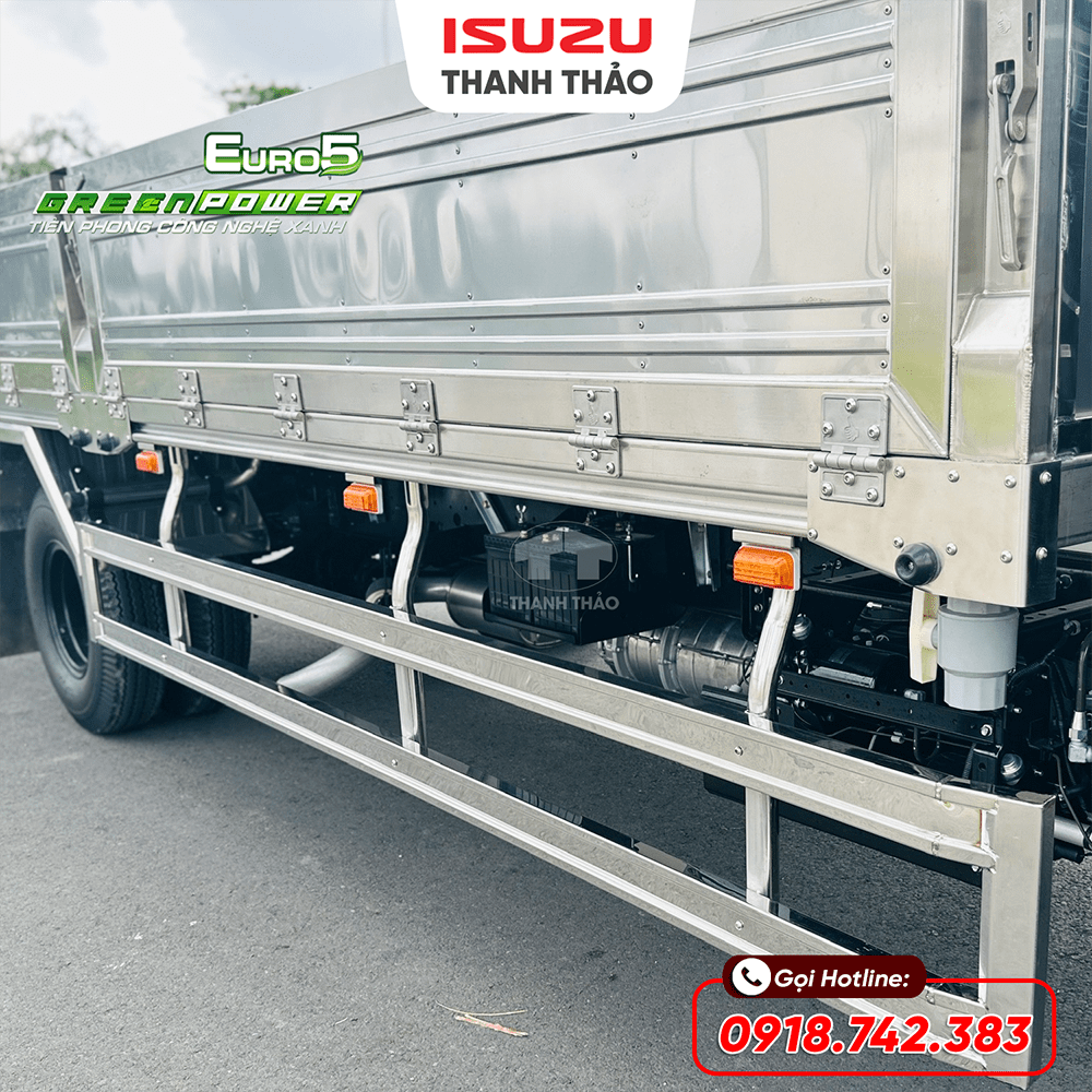 Xe tải Isuzu FRR650 Thùng Lửng 304 - Tải 6.7 tấn - Thùng dài 5m7
