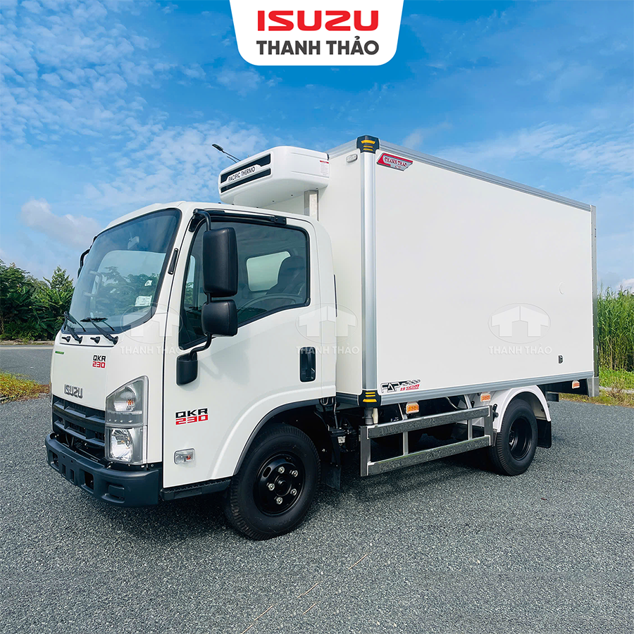 Xe tải Isuzu QKR230 Đông Lạnh - Tải 2.1 tấn - Thùng dài 3m5