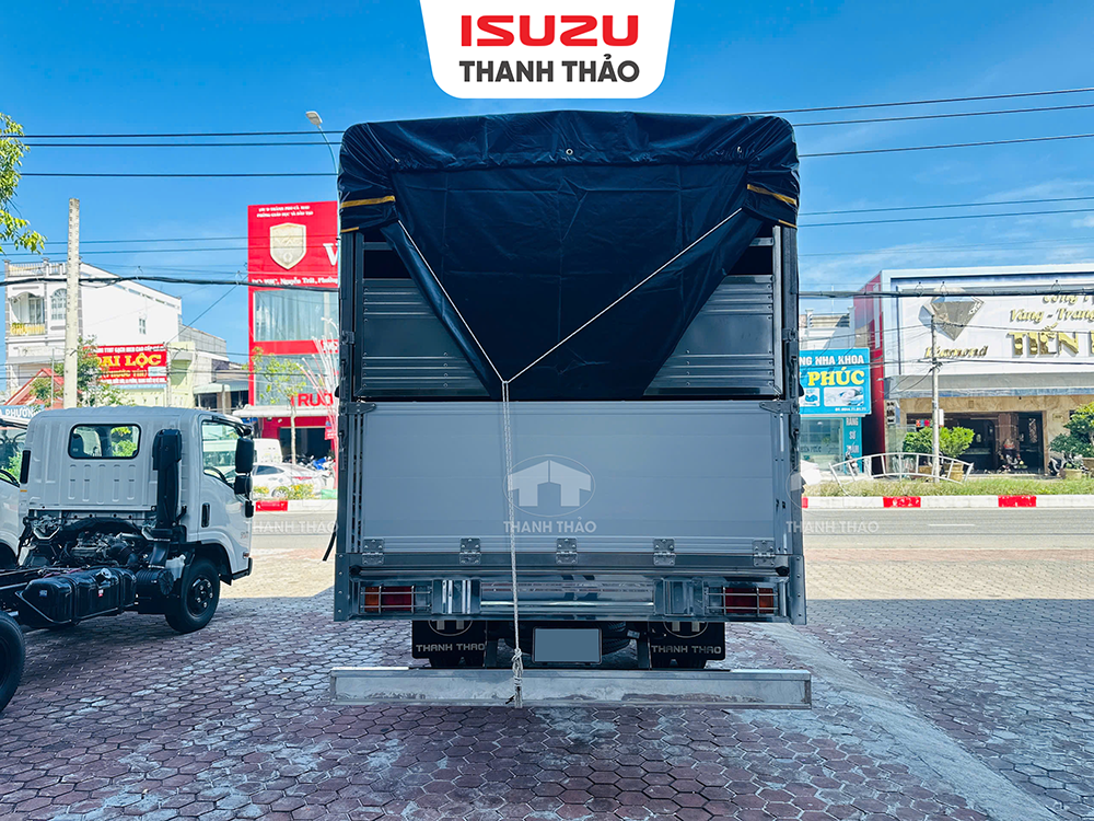 Xe tải Isuzu FRR650 Mui bạt bửng nhôm - Tải trọng 6.2 tấn - Thùng dài 6m6