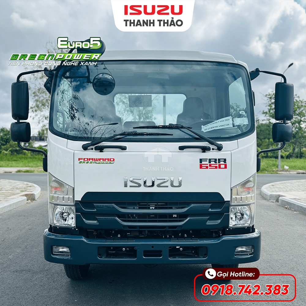 Xe tải Isuzu FRR650 Thùng Lửng 304 - Tải 6.7 tấn - Thùng dài 5m7