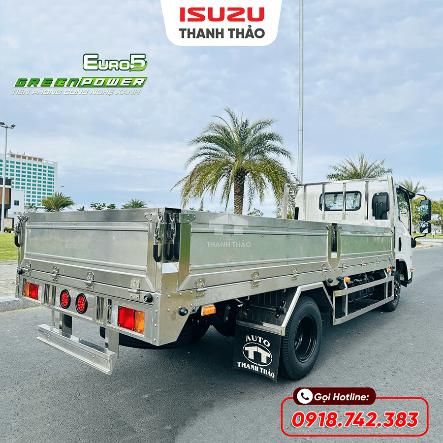 Xe tải Isuzu QKR270 Thùng Lửng 304 - Tải 2.75 tấn - Thùng dài 4m4