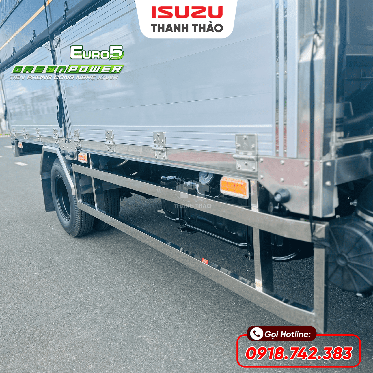 Xe tải Isuzu QKR270 Mui Bạt - Tải 2.7 tấn - Thùng dài 4m4