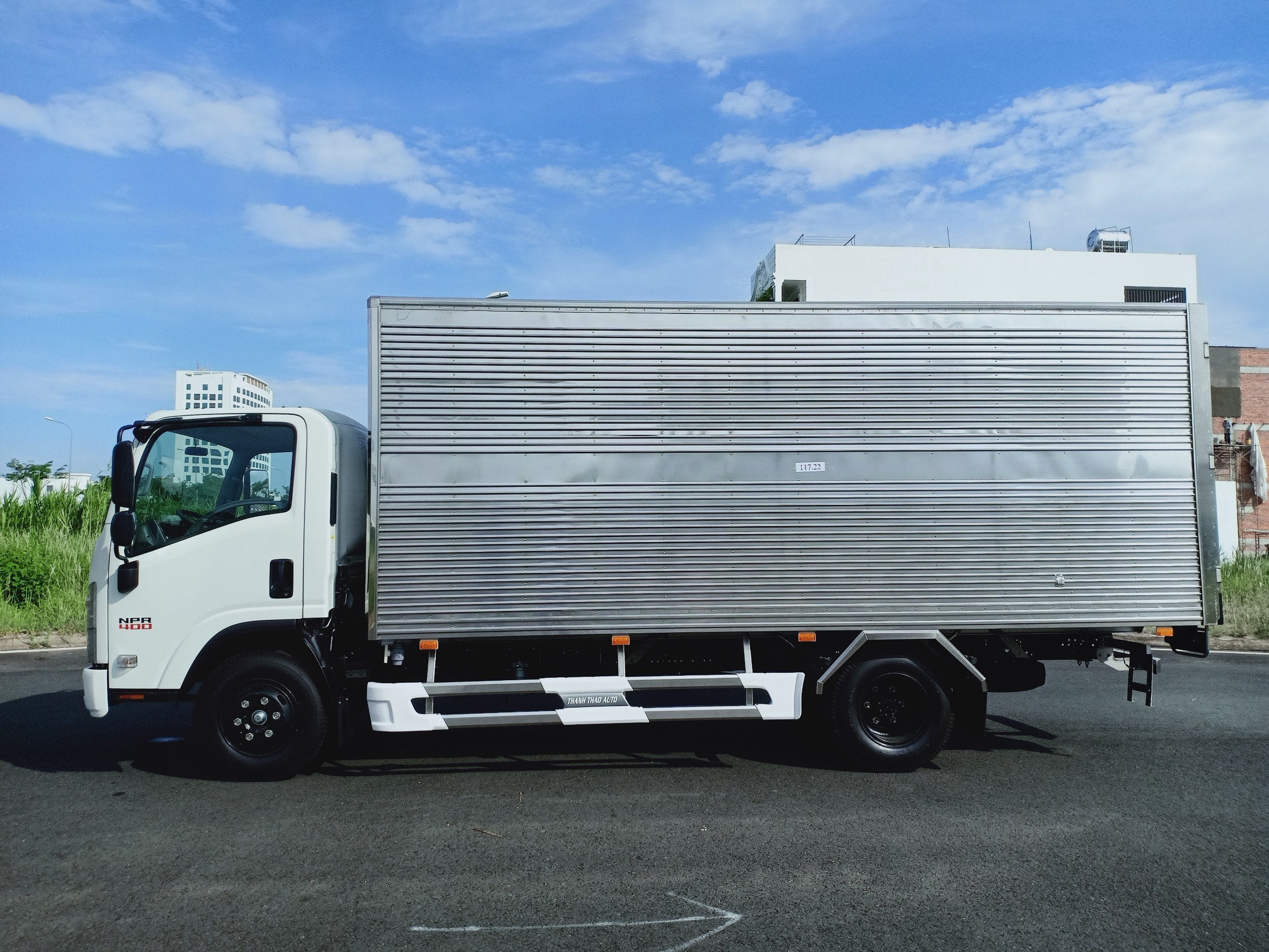 Xe tải Isuzu NPR400 - 3.49 tấn - Thùng Kín Inox 304