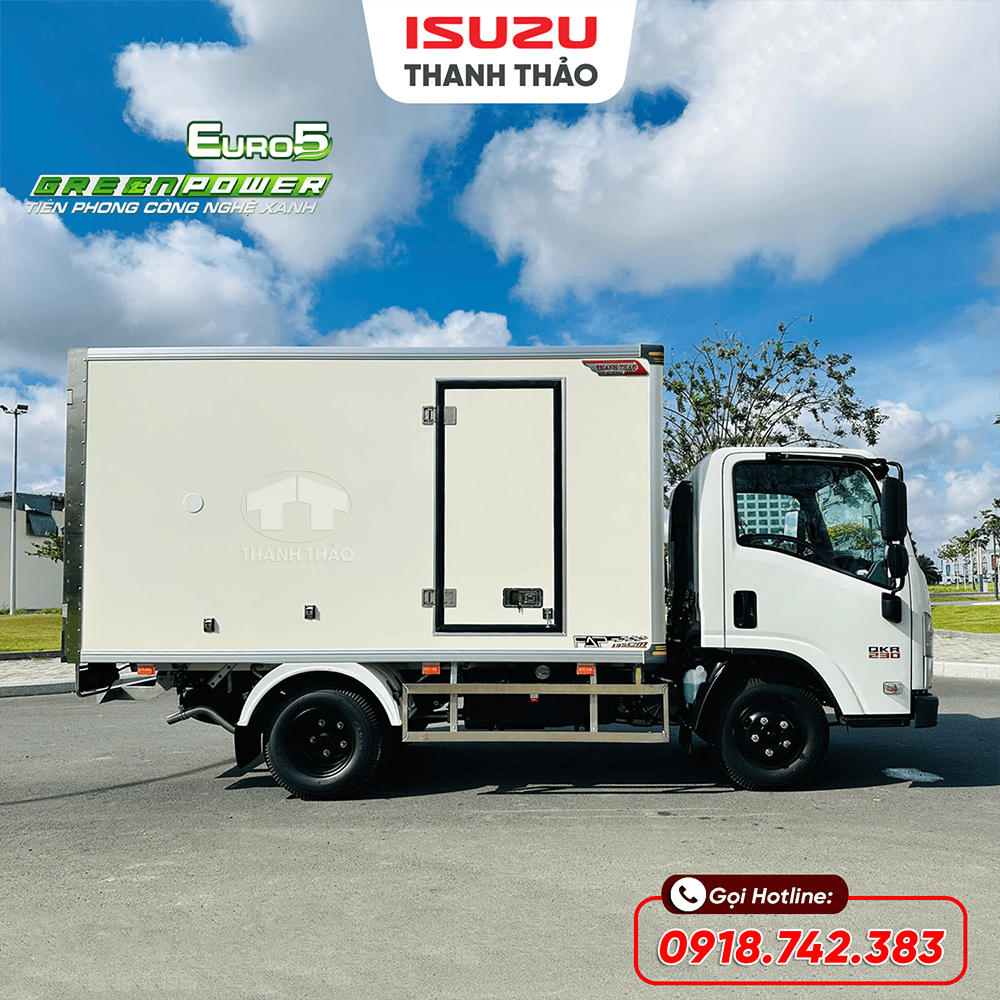 Xe tải Isuzu QKR230 Bảo Ôn - Tải 2.2 tấn - Thùng dài 3m5
