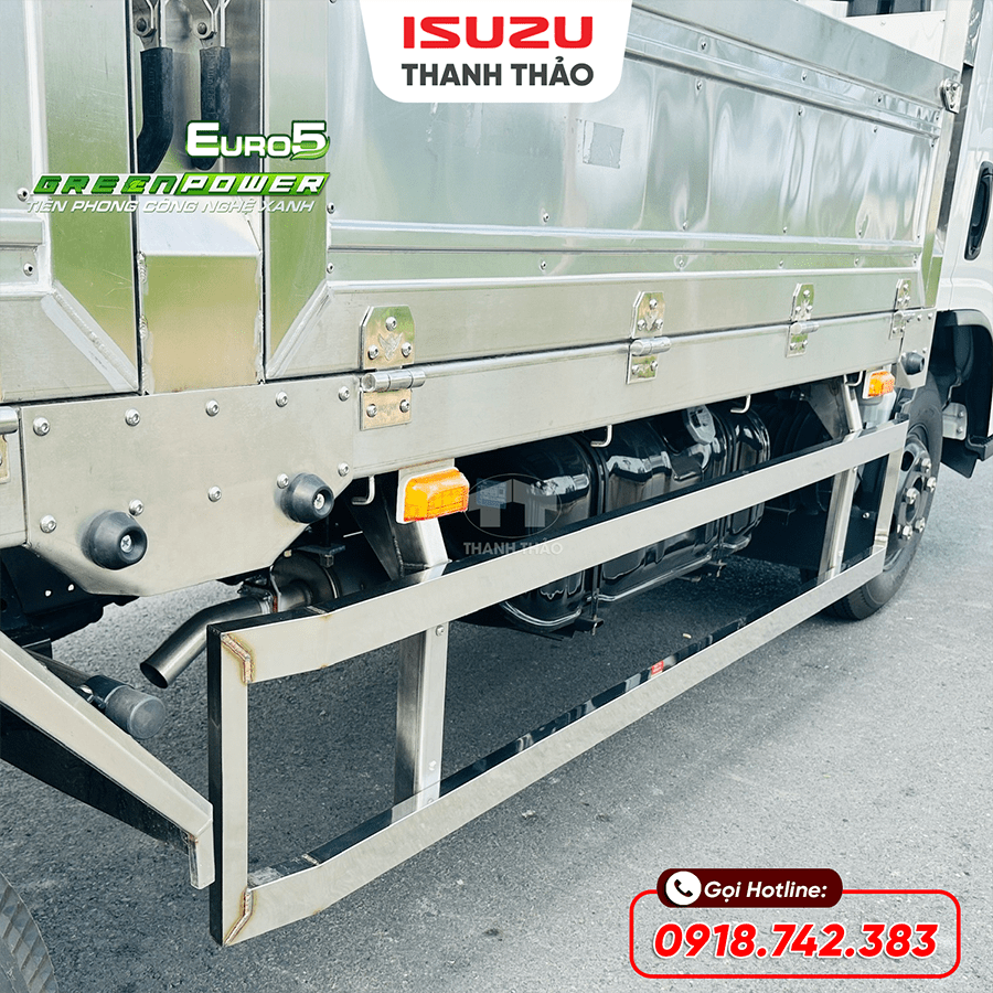 Xe tải Isuzu QKR270 Thùng Lửng 304 - Tải 2.75 tấn - Thùng dài 4m4