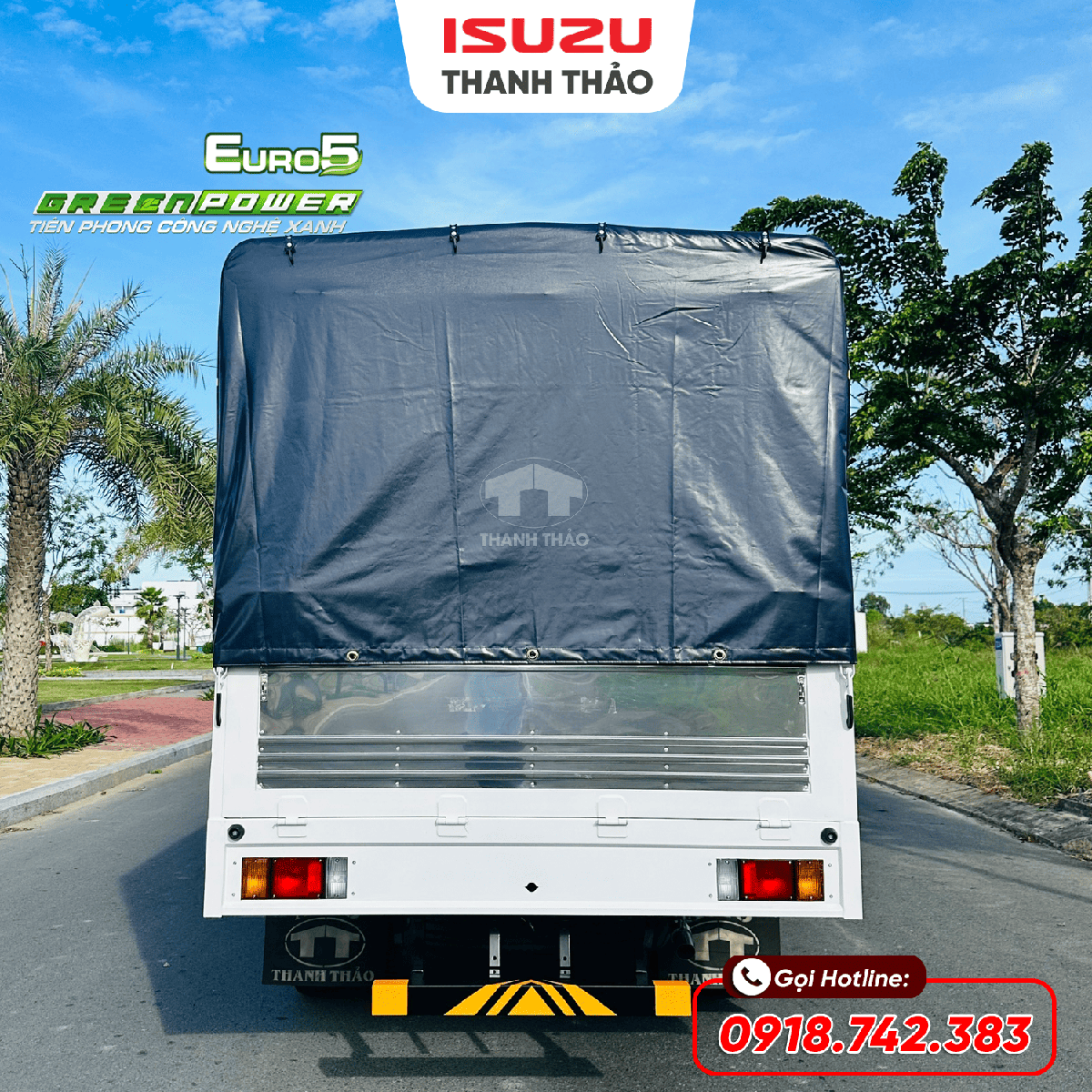 Xe tải Isuzu QKR230 Mui bạt TC - Tải 2.5 tấn - Thùng dài 3m6