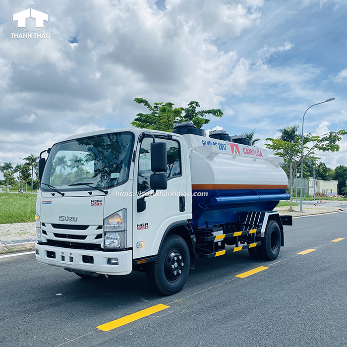 Xe Bồn Isuzu NQR75HE4 - 7 Khối - Chở Xăng Dầu