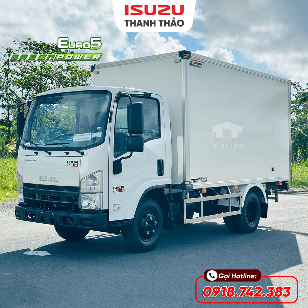 Xe tải Isuzu QKR230 Bảo Ôn - Tải 2.2 tấn - Thùng dài 3m5