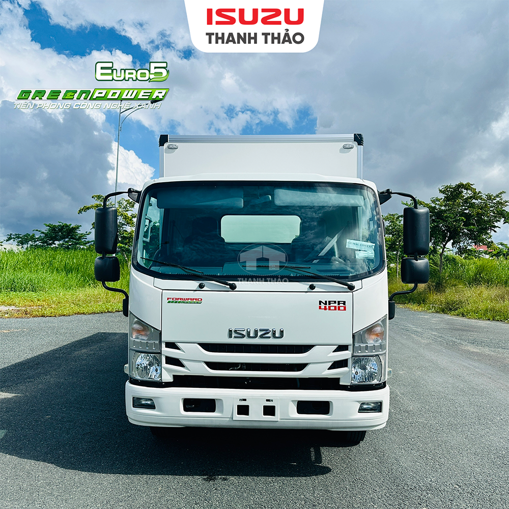 Xe tải Isuzu NPR400 Bảo Ôn Oxi- Tải 3.49 tấn - Thùng dài 5m1