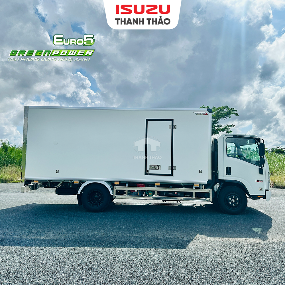 Xe tải Isuzu NPR400 Bảo Ôn Oxi- Tải 3.49 tấn - Thùng dài 5m1