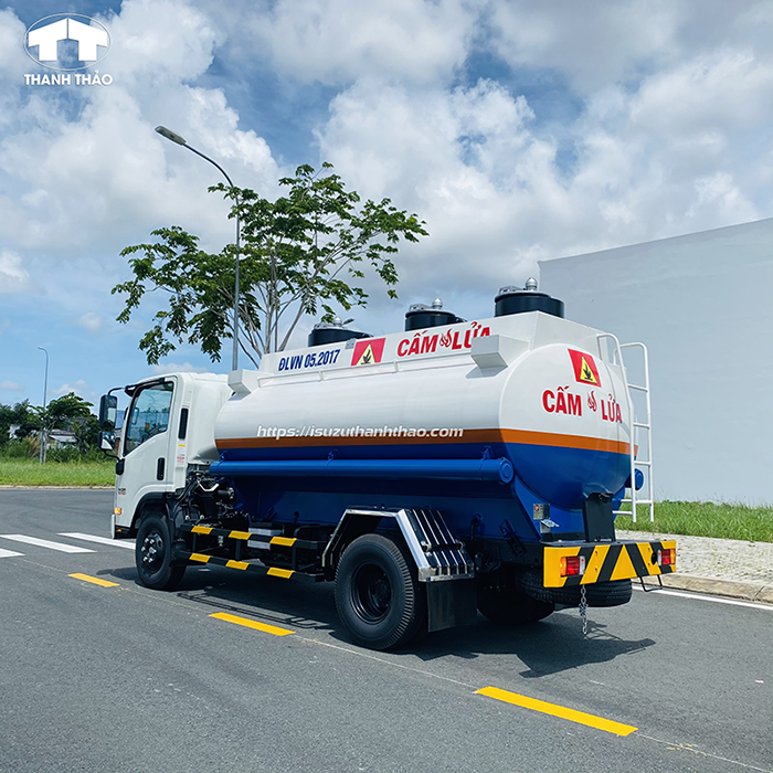 Xe Bồn Isuzu NQR75HE4 - 7 Khối - Chở Xăng Dầu