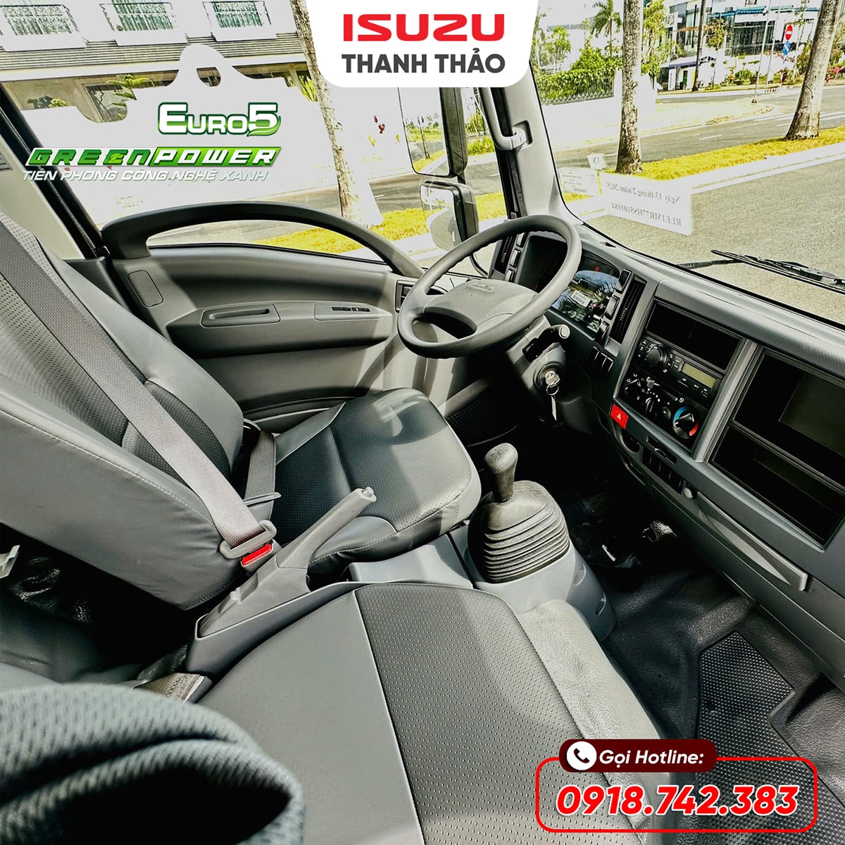 Xe tải Isuzu QKR230 Mui bạt inox 304 - Tải 2.5 tấn - Thùng dài 3m6