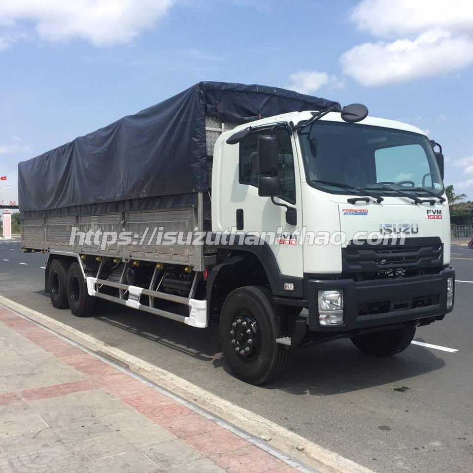 Xe Tải Isuzu FVM1500 Mui bạt inox 304 - Tải trọng 15 tấn