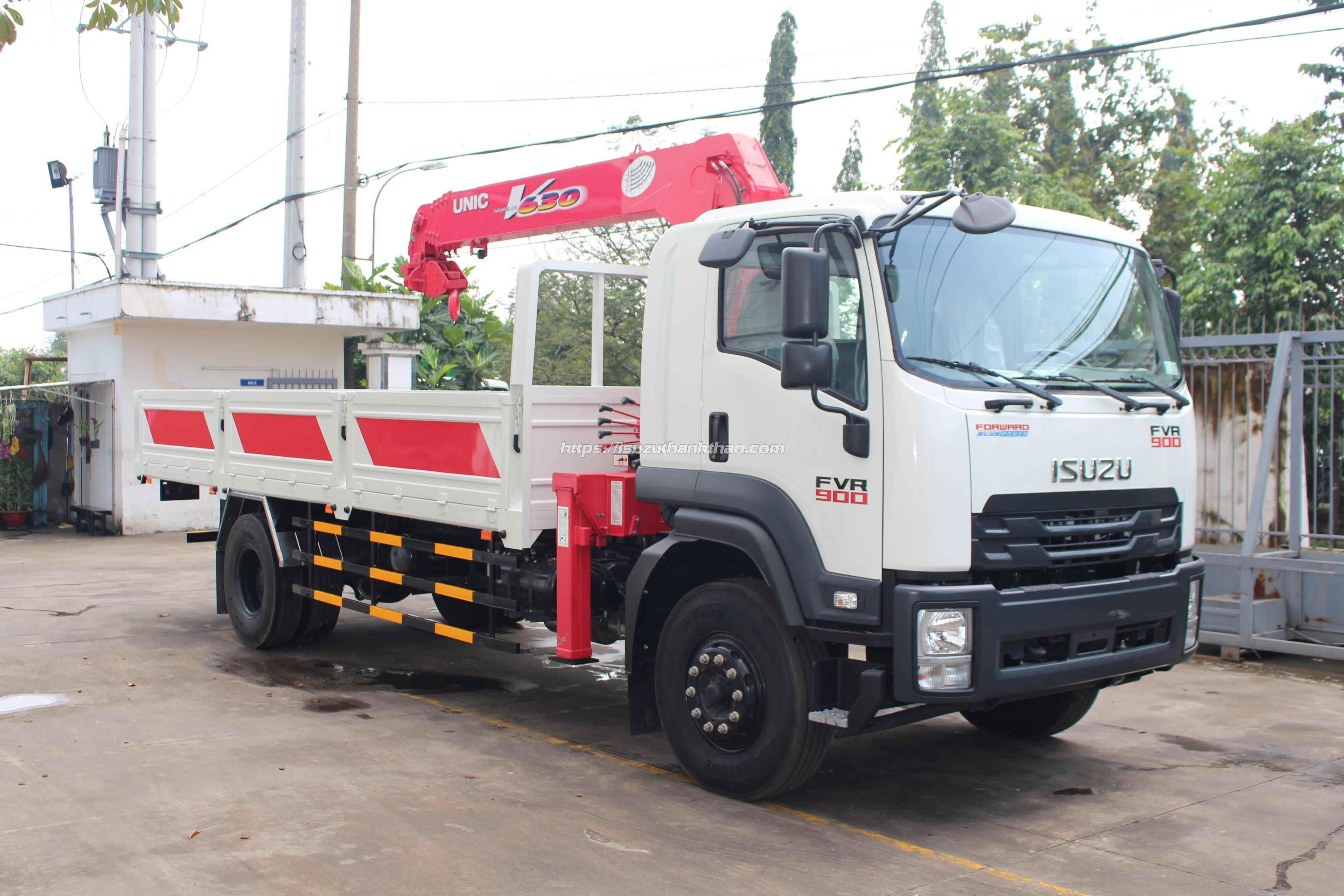 Xe cẩu Isuzu FVR900 - 6.3 tấn
