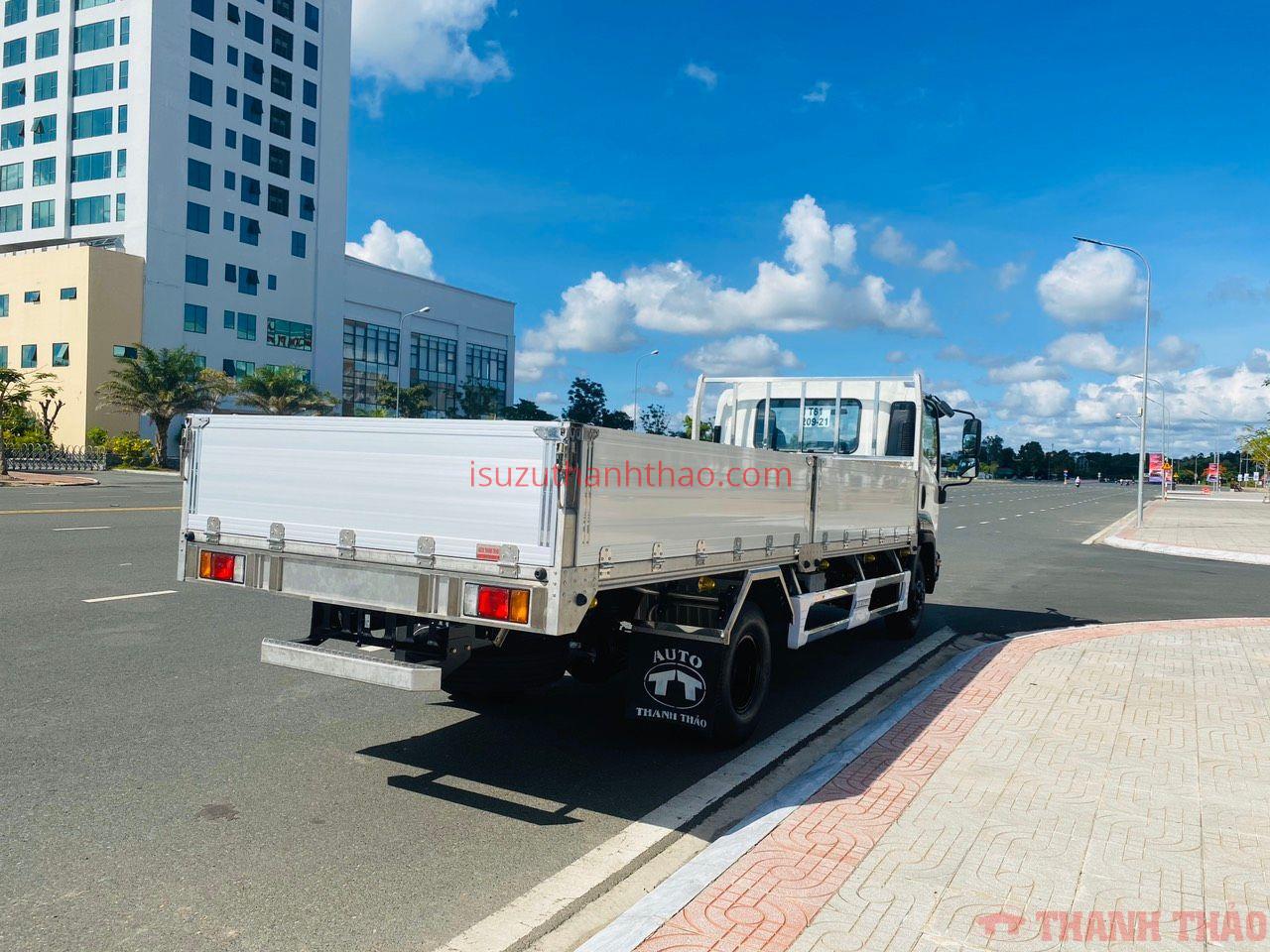 Xe Tải Isuzu FRR650 Thùng Lửng Bửng Nhôm - Tải trọng 6.8 tấn