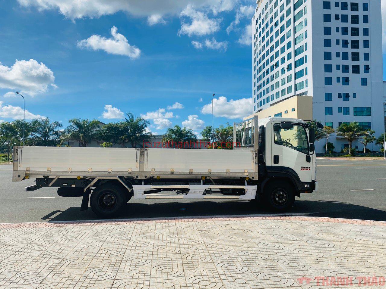 Xe Tải Isuzu FRR650 Thùng Lửng Bửng Nhôm - Tải trọng 6.8 tấn