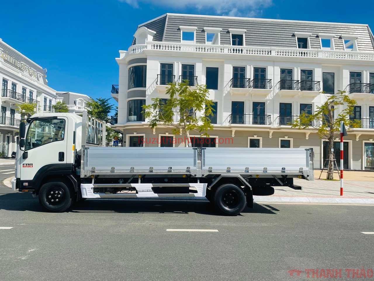 Xe Tải Isuzu FRR650 Thùng Lửng Bửng Nhôm - Tải trọng 6.8 tấn