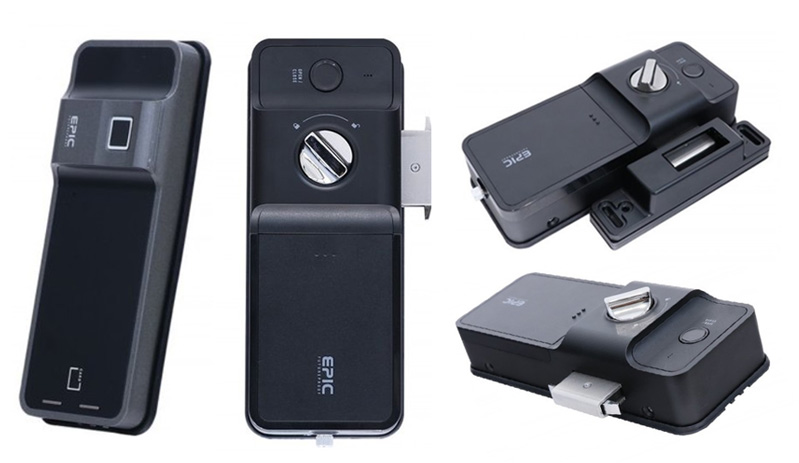 Khóa Điện Tử Vân Tay Thẻ Từ EPIC ES-F500H (Dành cho cửa lùa)