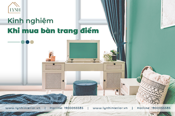 Kinh nghiệm lựa chọn mẫu bàn trang điểm nhiều ngăn đẹp miễn chê