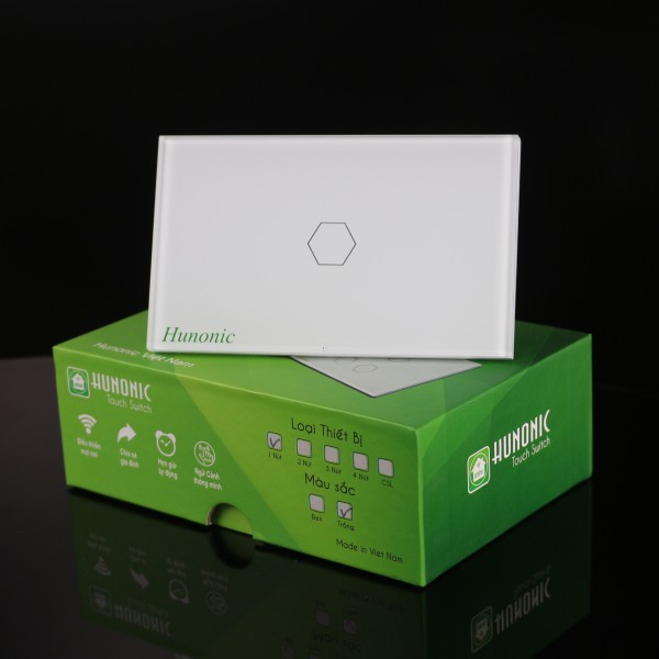 Công tắc thông minh 1 nút Hunonic – Giá tốt nhất