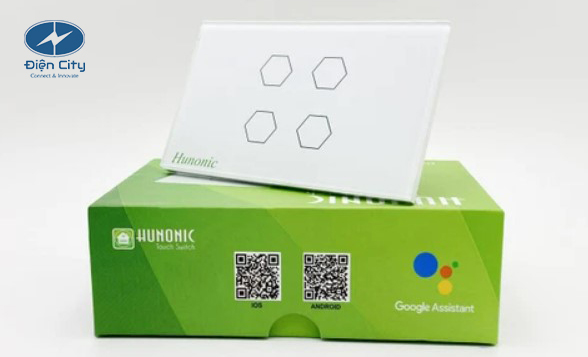 Đánh giá công tắc thông minh 4 nút Hunonic