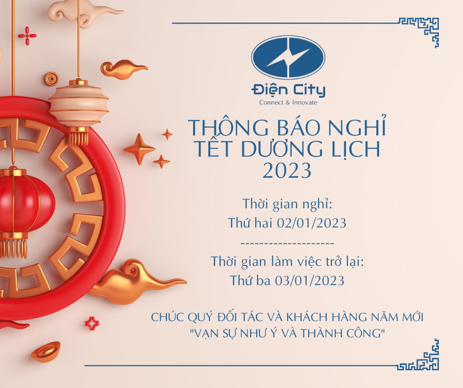Thông báo nghỉ Tết Dương lịch 2023