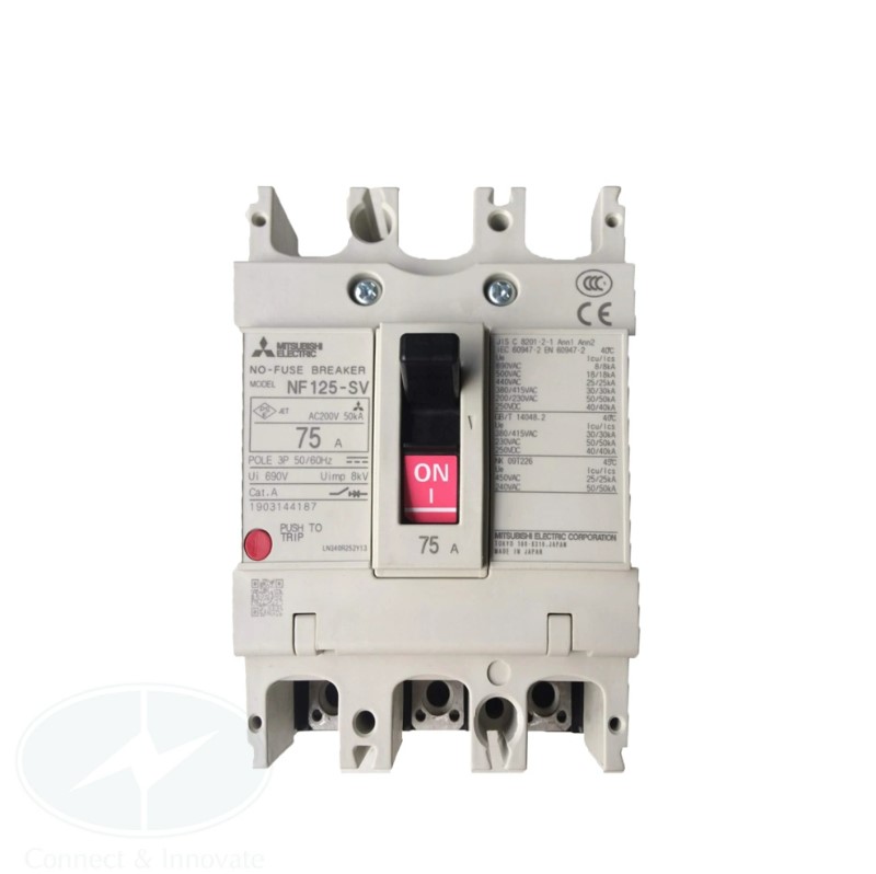 MCCB Mitsubishi 125A: Thông số kỹ thuật và lợi ích