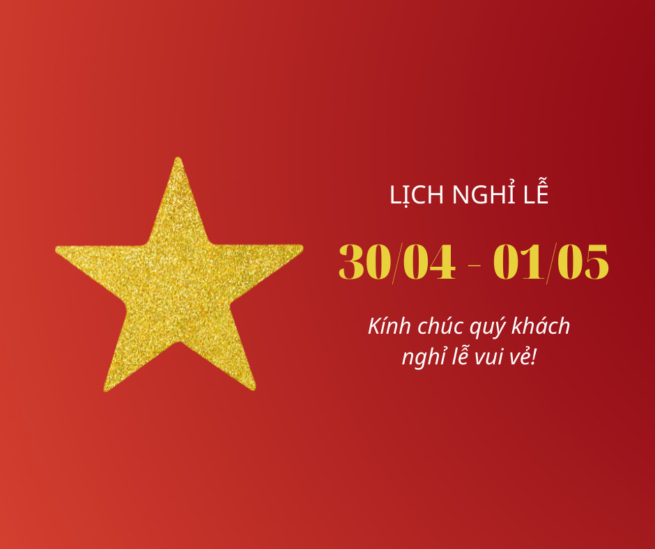 Điện City thông báo lịch nghỉ lễ Ngày Chiến Thắng (30/04)  Và Quốc tế Lao Động (01/05)