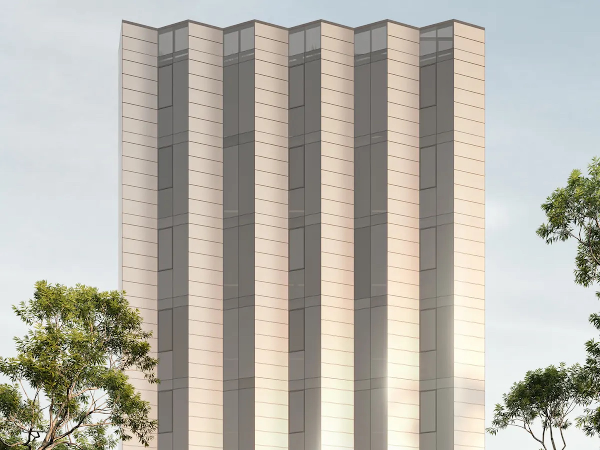 Úc xây dựng tháp văn phòng 8 tầng phủ đầy pin Mặt trời