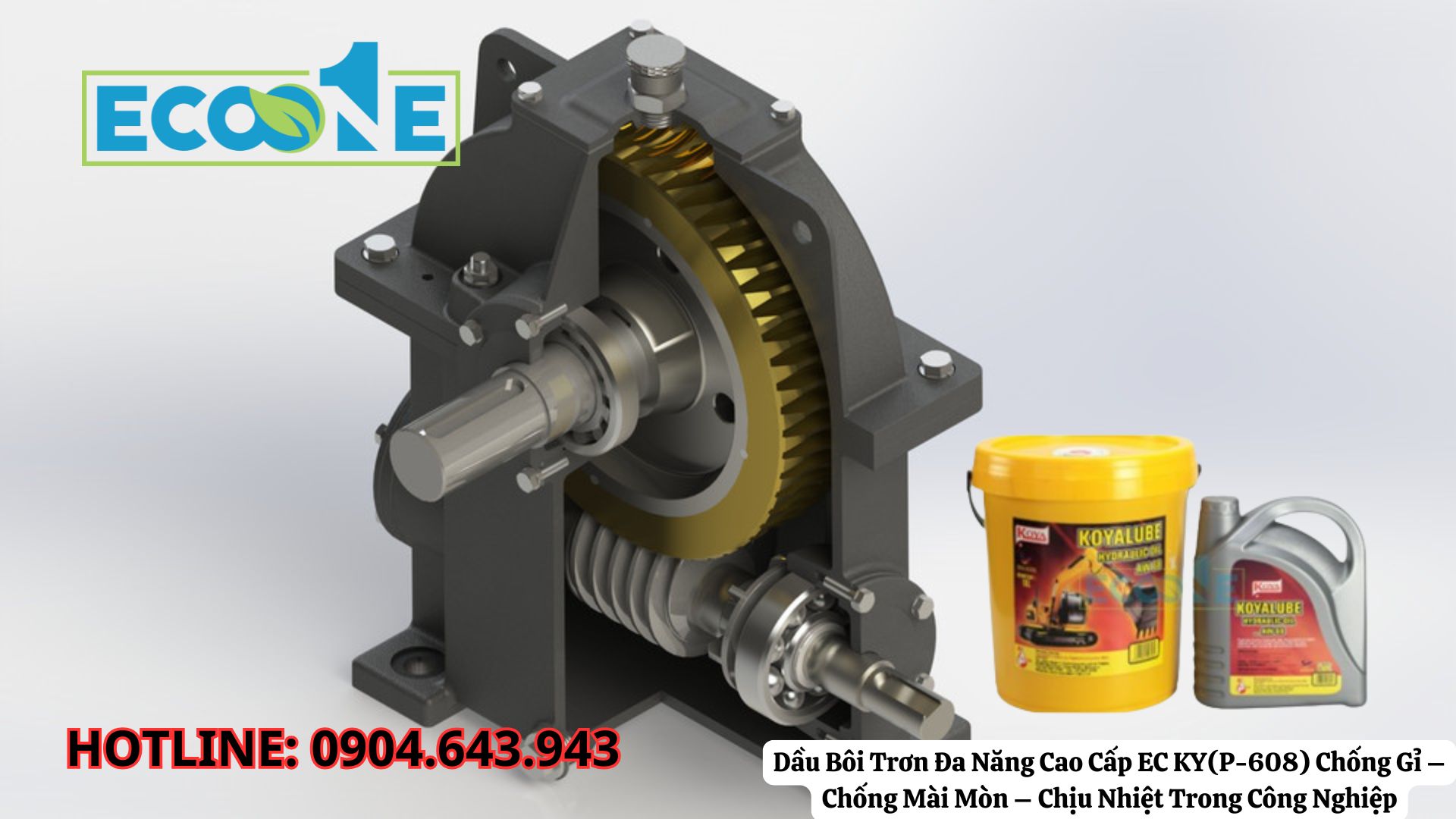 Dầu Bôi Trơn Đa Năng Cao Cấp EC KY(P-608) Chống Gỉ – Chống Mài Mòn – Chịu Nhiệt Tốt
