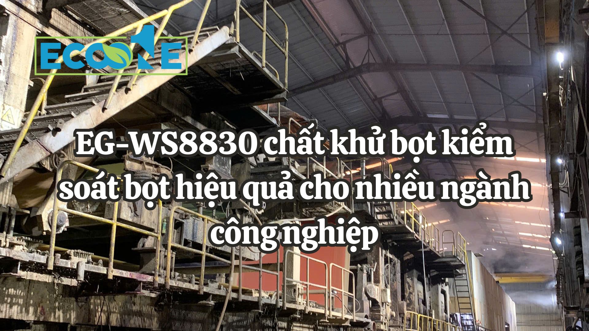 EG-WS8830 chất khử bọt kiểm soát bọt hiệu quả cho nhiều ngành công nghiệp