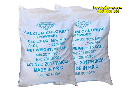 CaCl2.2H2O Chất hút ẩm và tăng nồng độ canxi trong nước