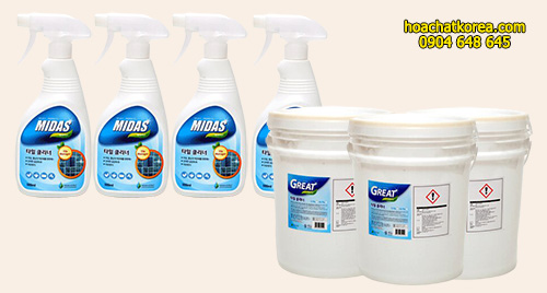 Hóa chất vệ sinh gạch và đường chỉ gạch MIDAS Tile Cleaner