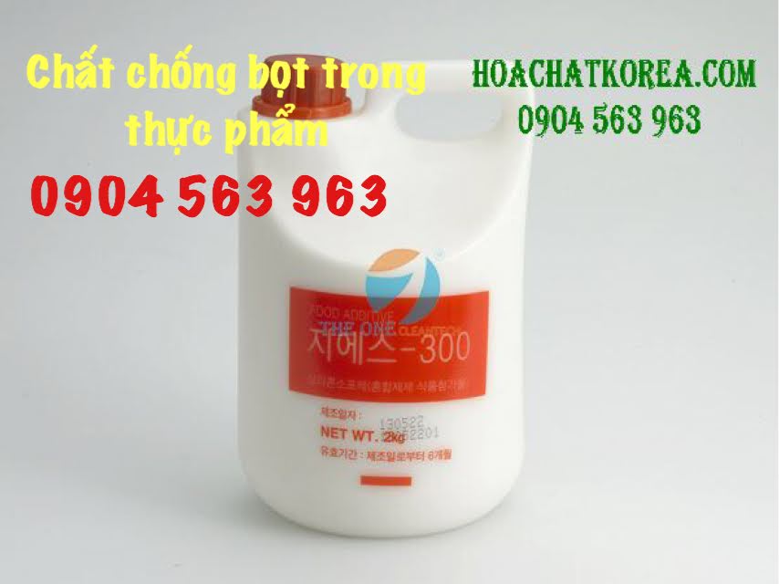 Chất phụ gia chống phá bọt dùng trong thực phẩm chính hãng giá rẻ