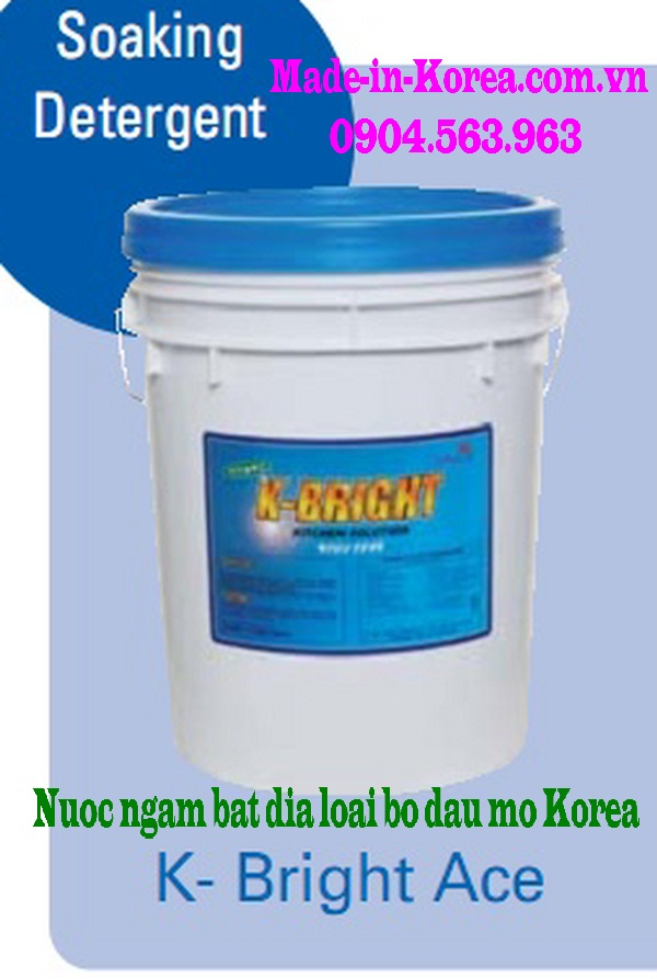 Nước ngâm tẩy dầu mỡ, bát đĩa KBRIGHT Nước ngâm tẩy dầu mỡ, bát đĩa KBRIGHT
