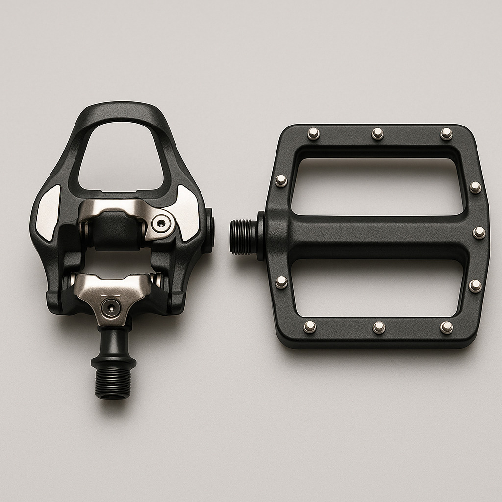 Pedal Khóa và Pedal Phẳng: Lựa Chọn Nào Dành Cho Bạn Trên Hành Trình Đạp Xe?