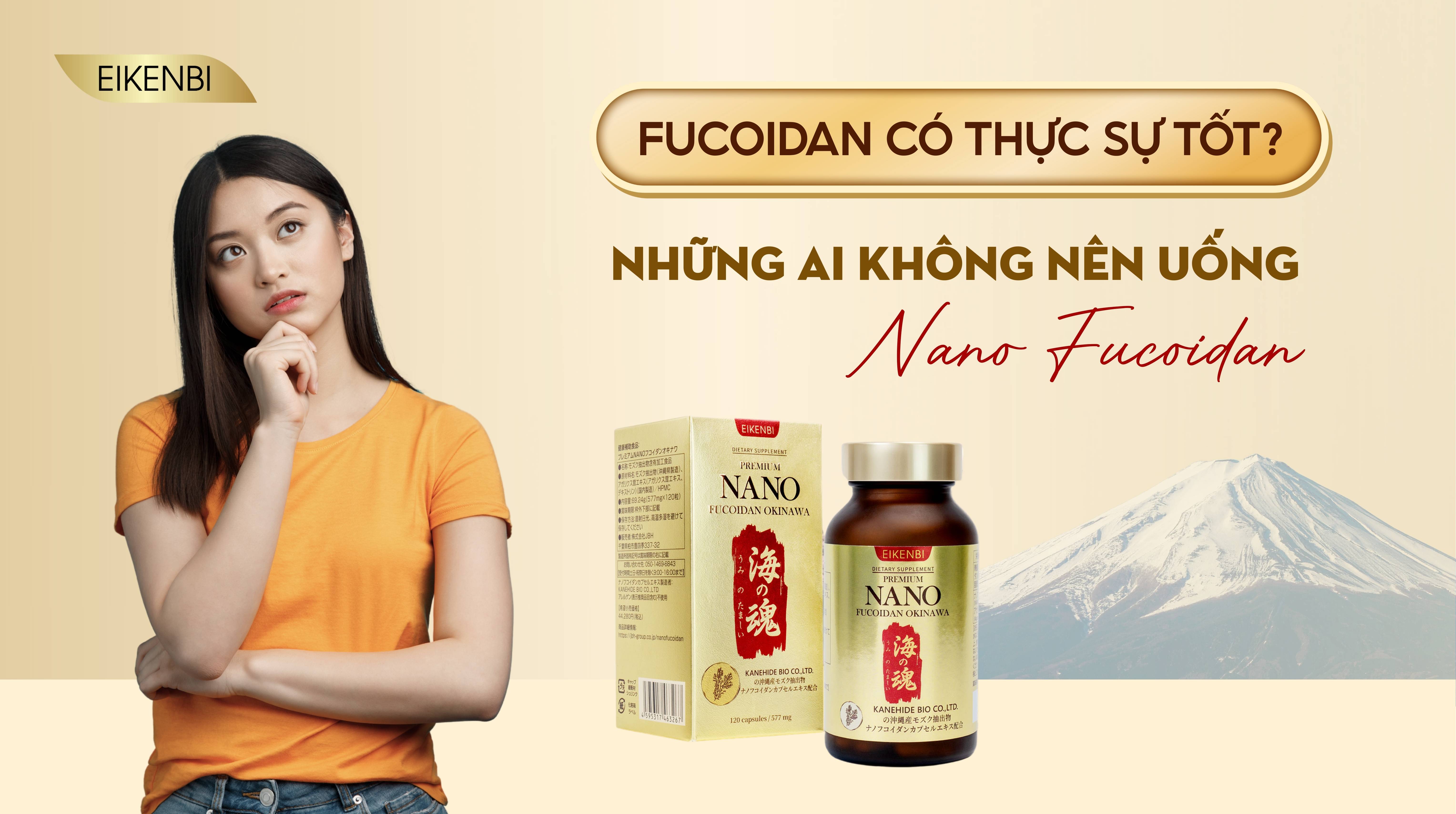 Fucoidan Có Thực Sự Tốt? Những Ai Không Nên Uống Nano Fucoidan