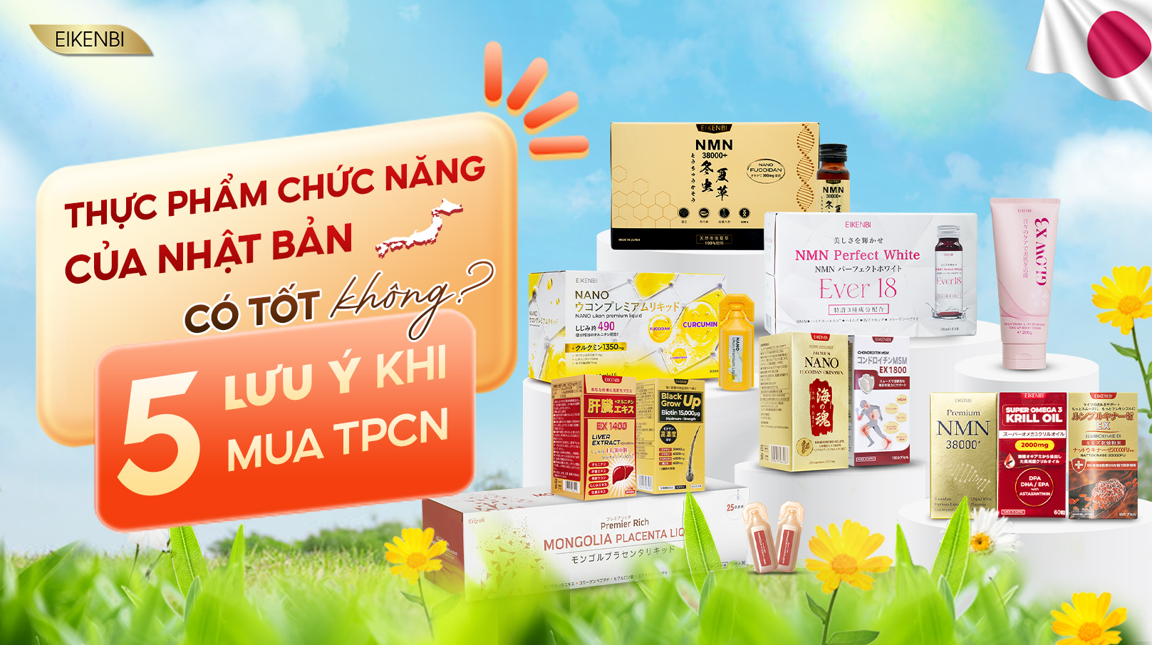 Thực Phẩm Chức Năng Của Nhật Có Tốt Không? 5 Lưu Ý Khi Mua TPCN