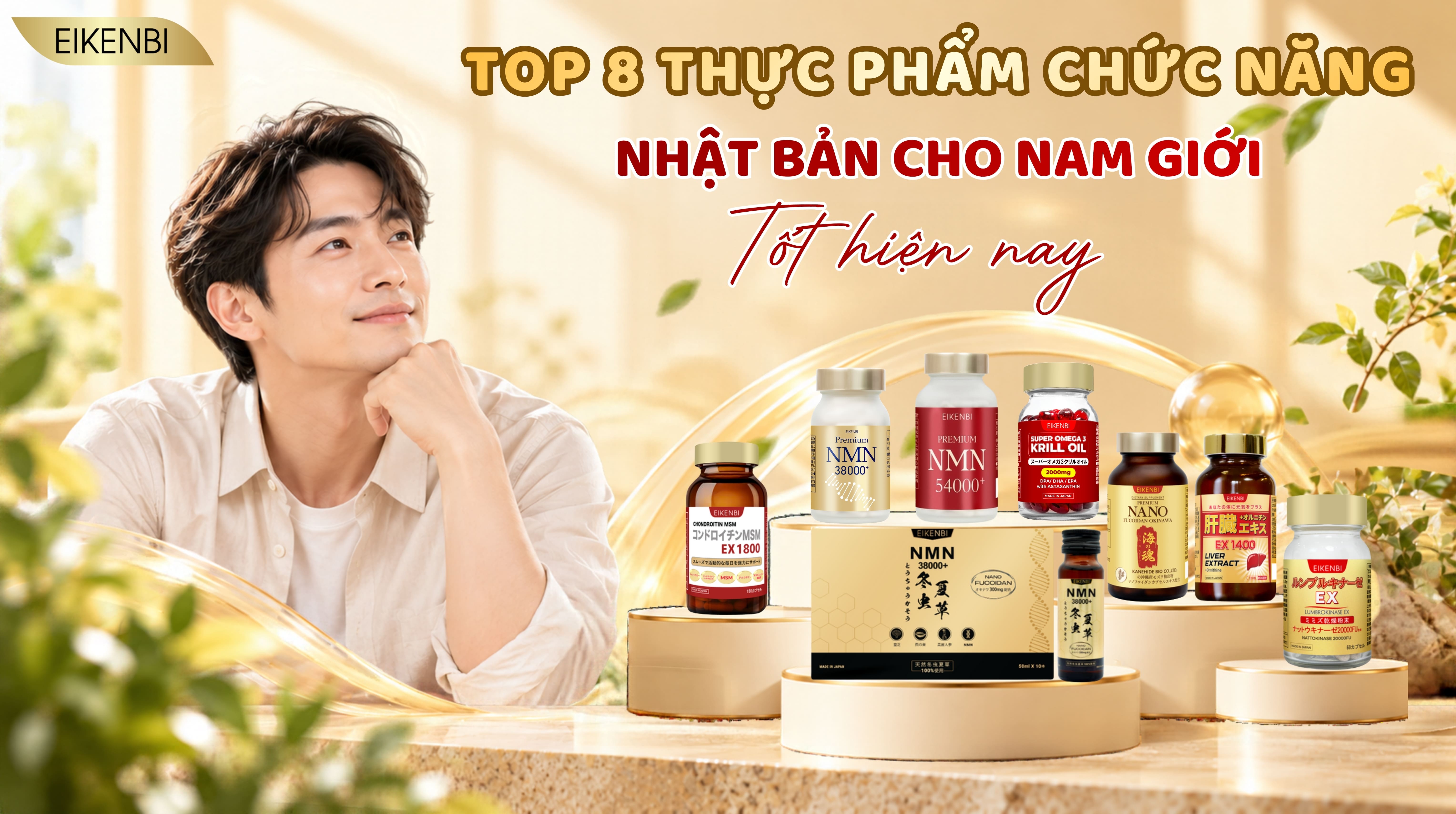 Top 8 Thực Phẩm Chức Năng Nhật Bản Cho Nam Giới Tốt Hiện Nay