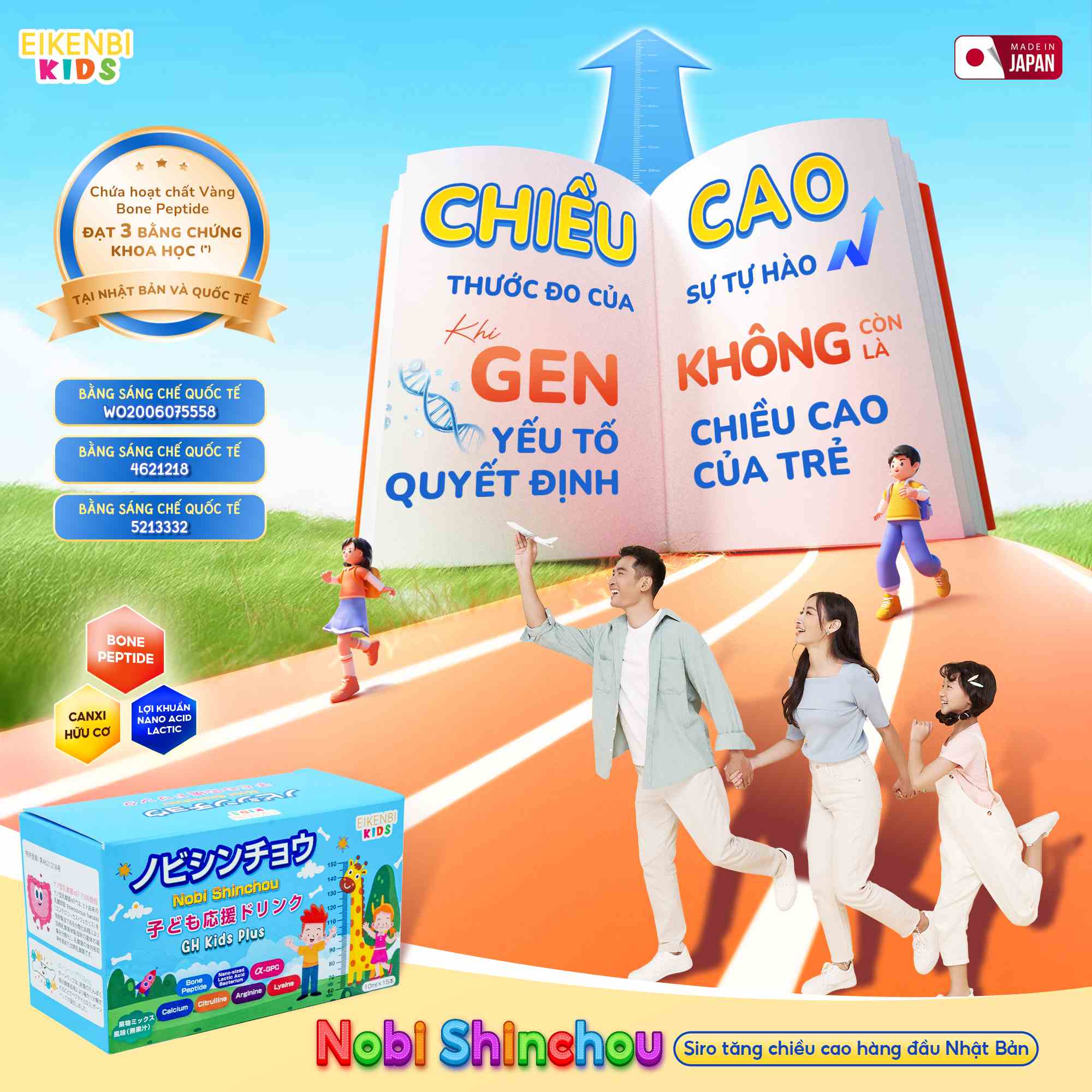 Bone Peptide trong Siro tăng cao Nobi Shinchou có gì đặc biệt?