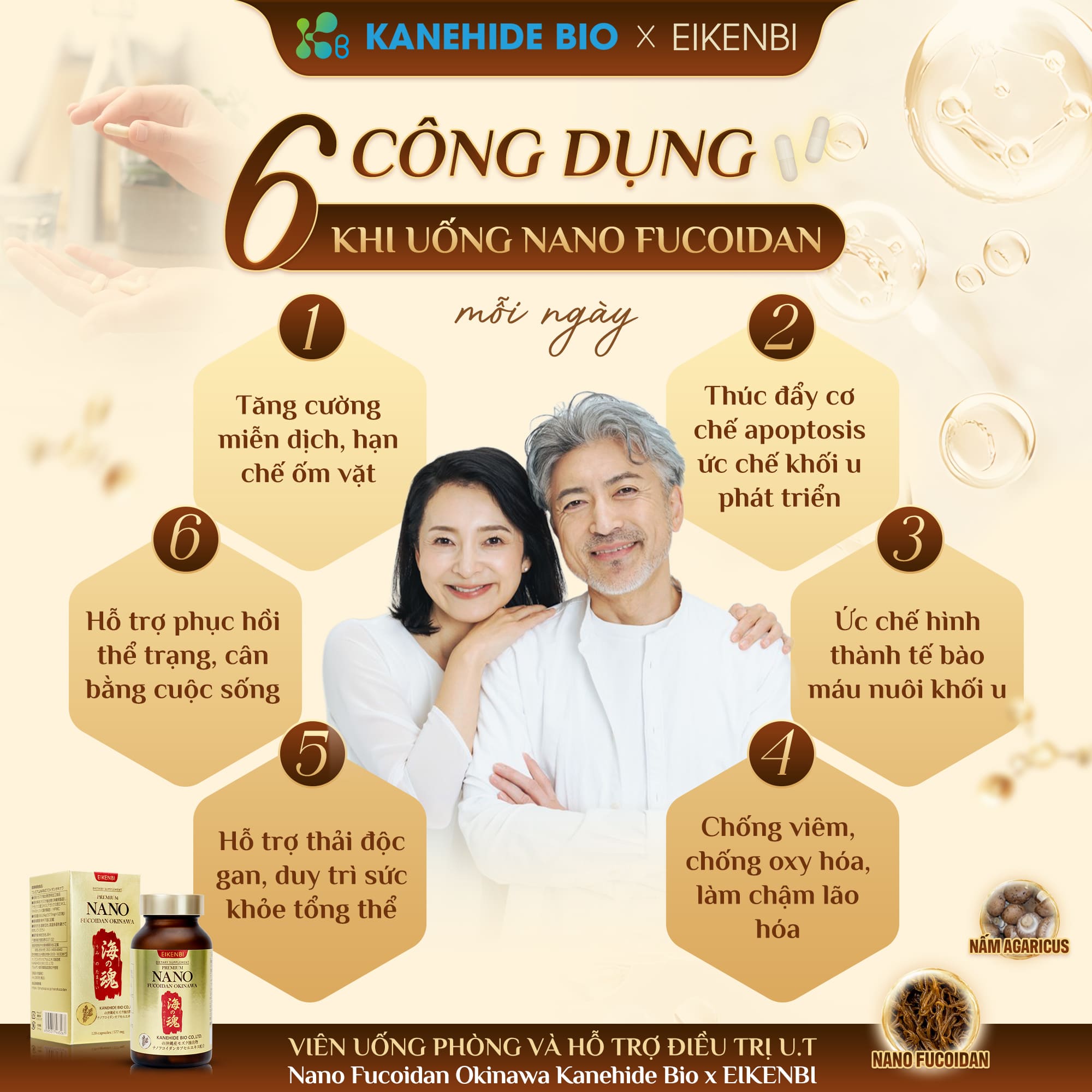 Công Dụng Của Viên Uống Nano Fucoidan Okinawa Premium Eikenbi