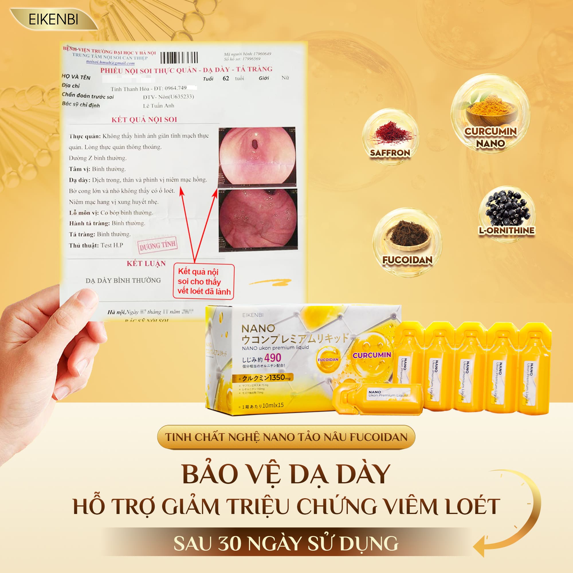 Hướng Dẫn Bảo Quản Tinh Chất Nghệ Nano Curcumin Tảo Nâu Eikenbi