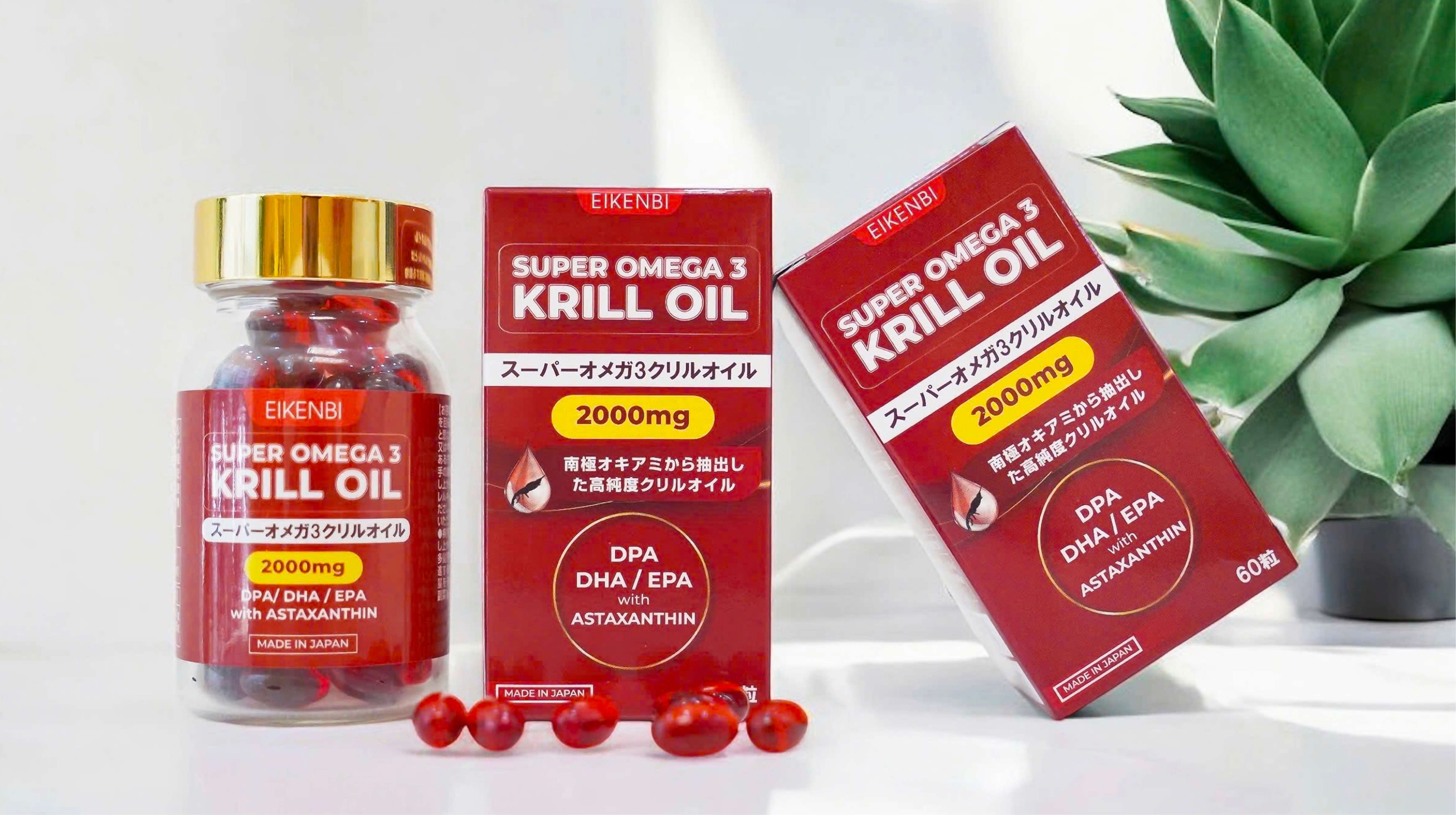 Dầu nhuyễn thể Omega 3 Krill Oil Eikenbi
