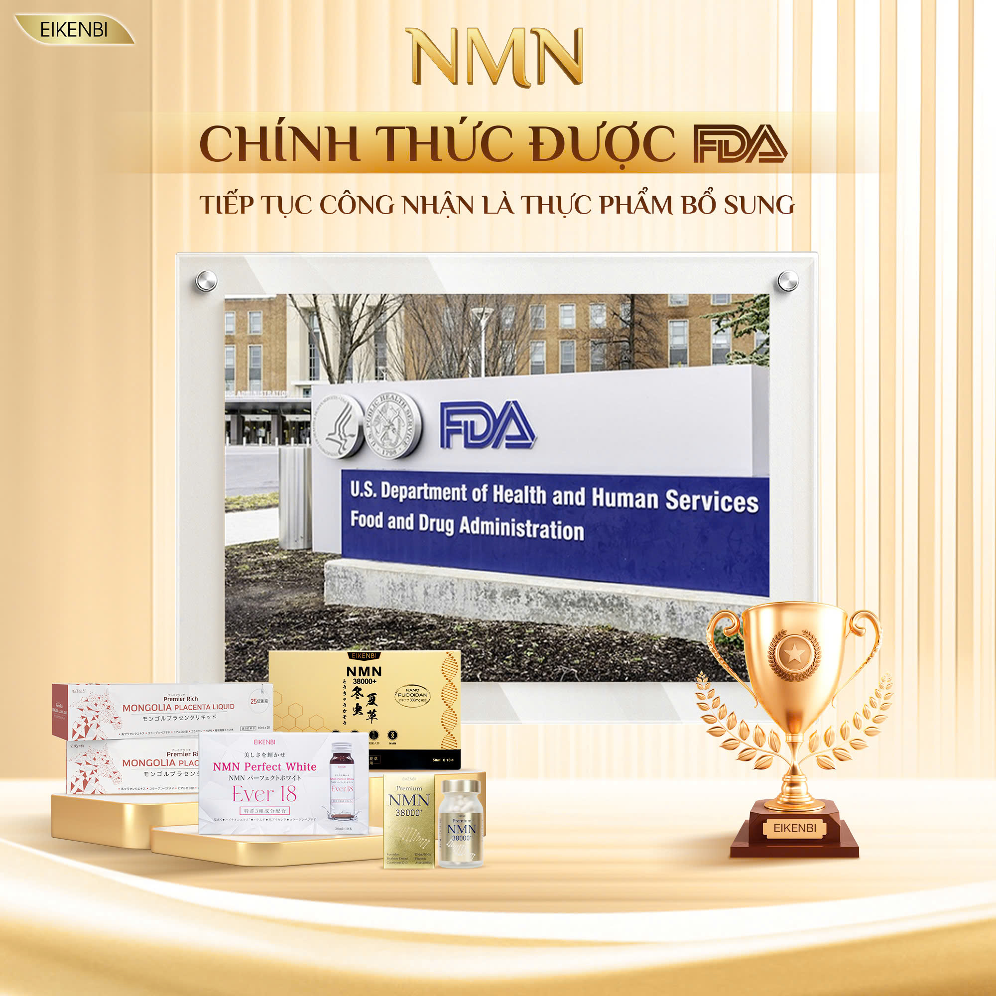 FDA tái công nhận lại NMN là thực phẩm bổ sung hợp pháp