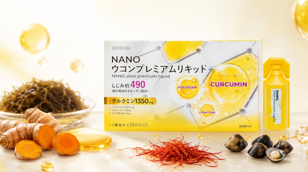 Tinh chất nghệ Nano Tảo Nâu Fucoidan Eikenbi