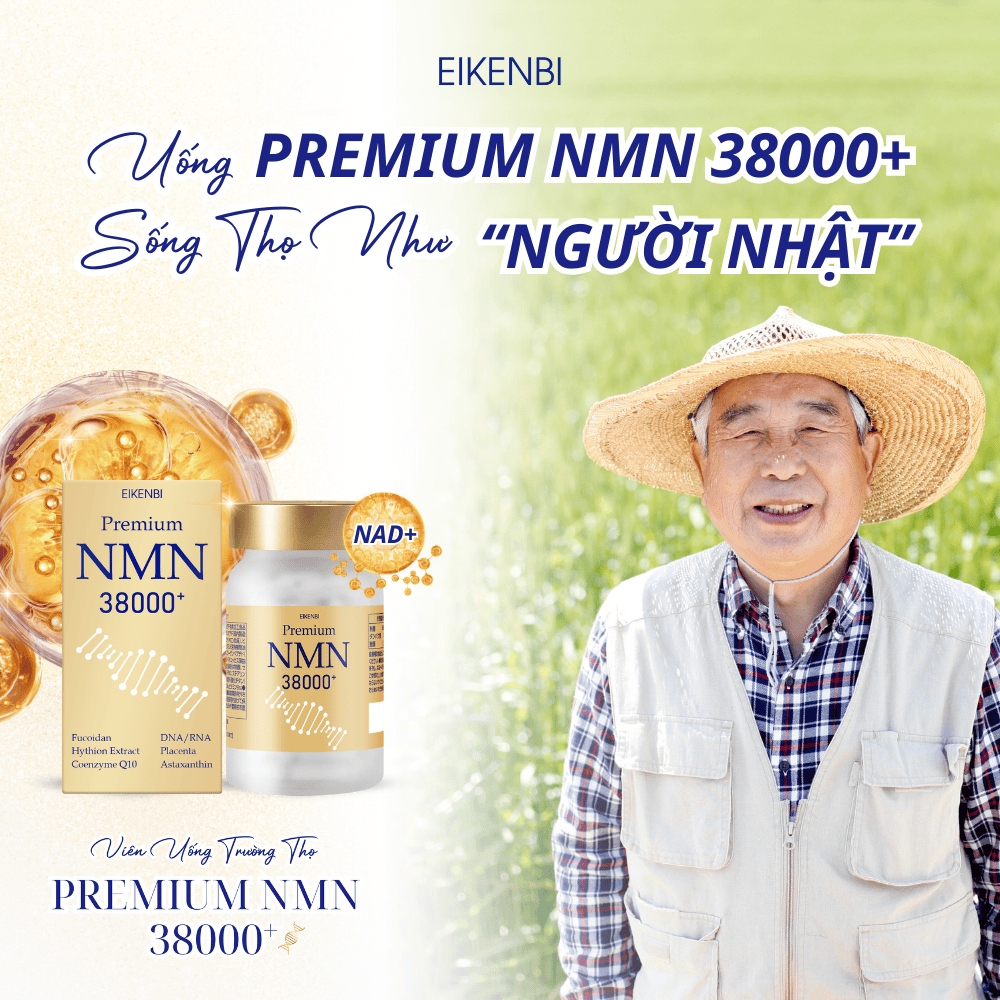 Viên Uống Chống Lão Hóa NMN 38000+ Eikenbi [90 Viên]