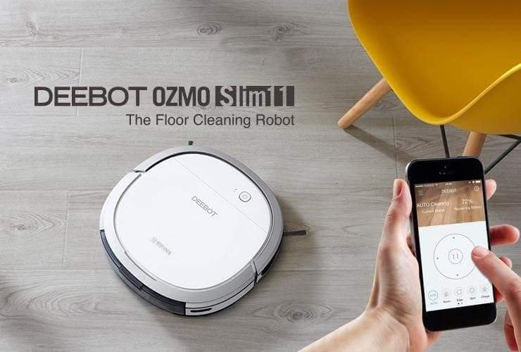 Robot hút bụi lau nhà Ecovacs Deebot OZMO Slim 11 | Ryochan Mall
