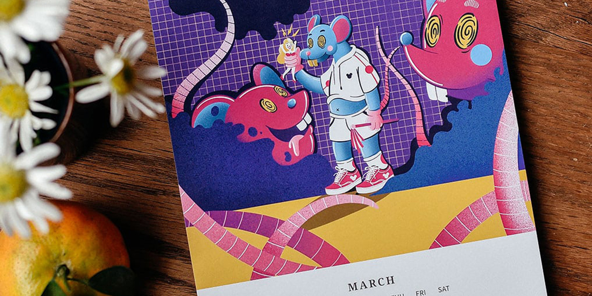 Canh Tý Calendar – TiredCity x Blue Dragon x Vietnam Local Artists Gro